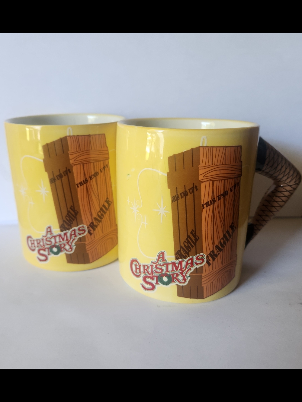 A Christmas Story Yellow Holiday Mug - Set of 2